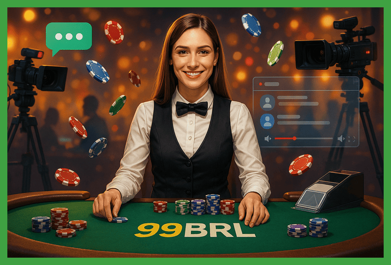 O 99BRL Live Casino lança promoções regularmente