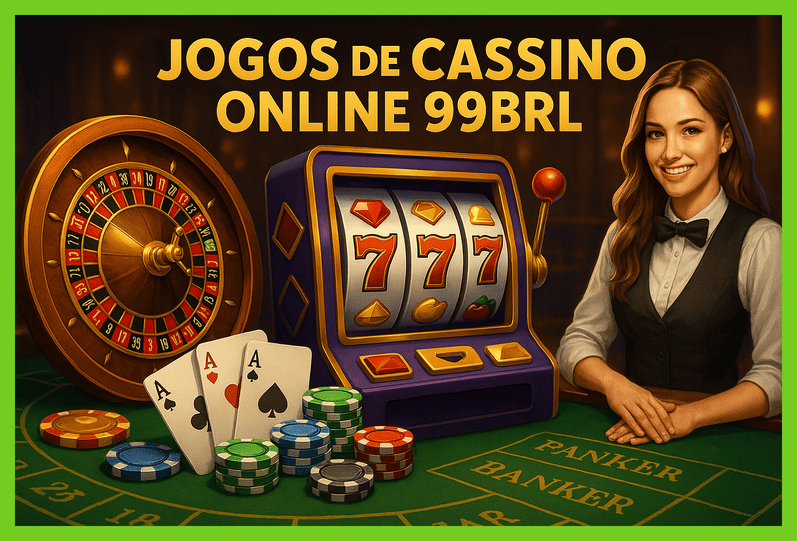 Jogos de cassino online inovadores e emocionantes na 99BRL